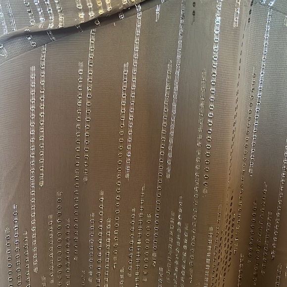 NWT S Olive Sequin Dress with Keyhole - Picture 4 of 5